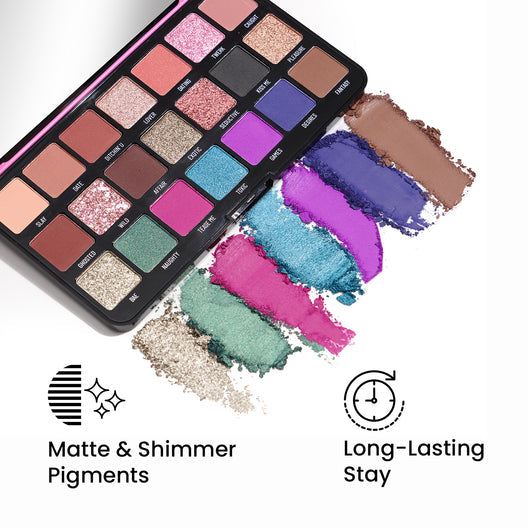 Swiss Beauty Major One Eyeshadow Palette|20 gms|MRP 1049
