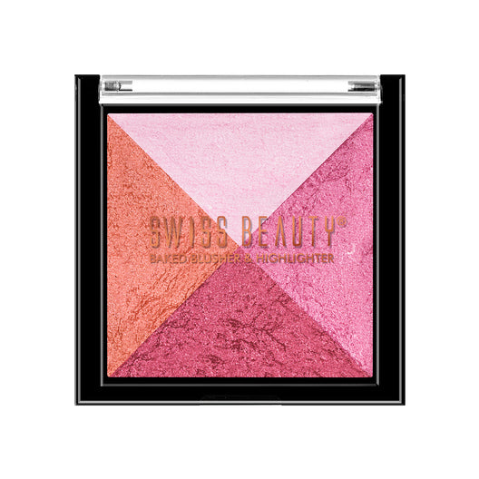 Swiss Beauty 2-in 1- Baked Blusher & Highlighter 02|7 gms|MRP 399