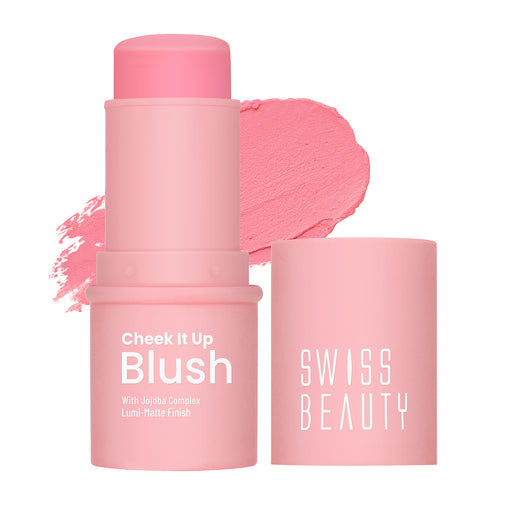 Swiss Beauty Cheek It Up Blush 01 High On Pink|8 gms|MRP 399