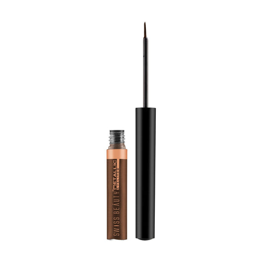 Swiss Beauty Metallic Eyeliner 06 Brown|3.2 ml|MRP 349