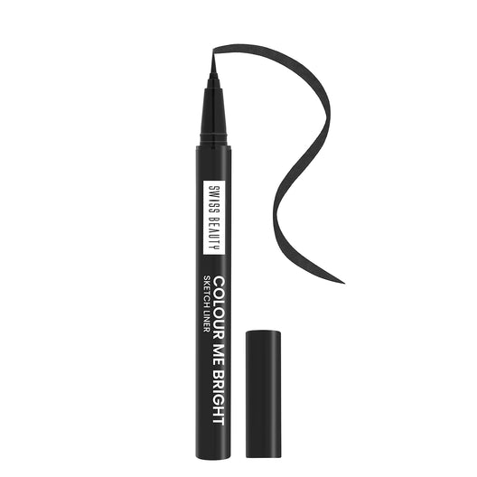Swiss Beauty Colour Me Bright Sketch Eyeliner � Black Beauty|0.7 ml|MRP 259