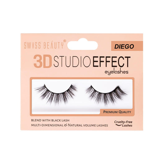Swiss Beauty 3D Studio Effect Eyelashes 20 Diego| |MRP 129