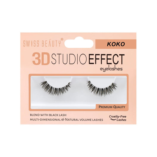 Swiss Beauty 3D Studio Effect Eyelashes 10 Koko| |MRP 129