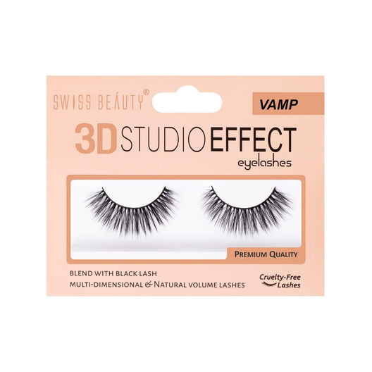Swiss Beauty 3D Studio Effect Eyelashes 18 Vamp| |MRP 129