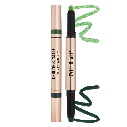 Swiss Beauty Chrome & Matte Twin Eyeshadow � 05 Garden Blooms|2 gms|MRP 399