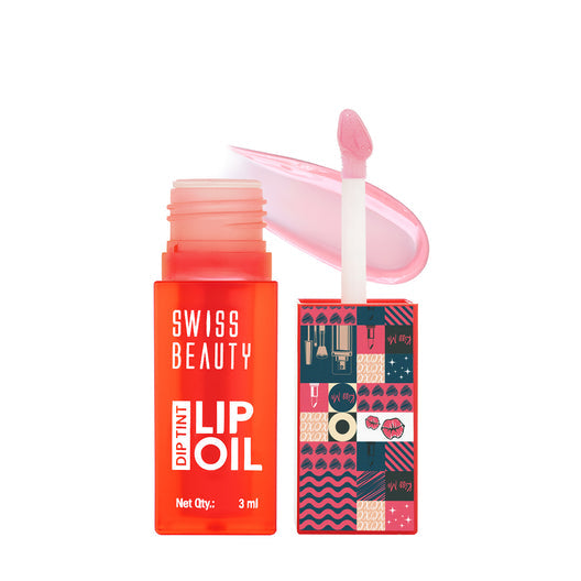Swiss Beauty Dip Tint Lip Oil � 01 Strawberry|3 ml|MRP 299