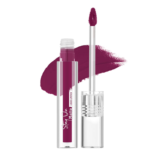 Swiss Beauty Stay On Matte Liquid Lipstick � Rich Berry|0.2 gms|MRP 329