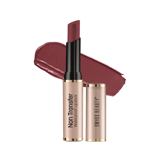 Swiss Beauty Non-Transfer Lipstick 416 Mauve-Taupe|3 gms|MRP 399