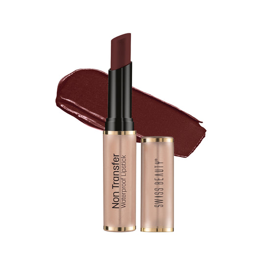 Swiss Beauty Non-Transfer Lipstick 417 Bronze|3 gms|MRP 399