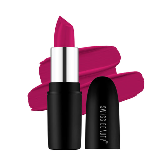 Swiss Beauty Pure Matte Lipstick 223 Velvet-Maroon|3.8 gms|MRP 229