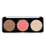 Swiss Beauty Cheek-A-Boo 3-in-1 Face Palette with Blusher , Contour and Highlighter 03|8 gms|MRP 349