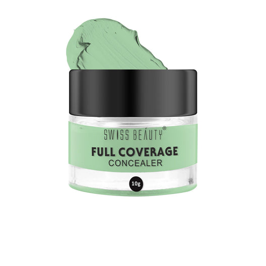 Swiss Beauty Full Coverage Concealer 11 Green Corrector|10 gms|MRP 249