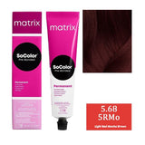 Matrix SoColor 5.68 5RMo (Light Red Mocha Brown)|90 ml|MRP 370