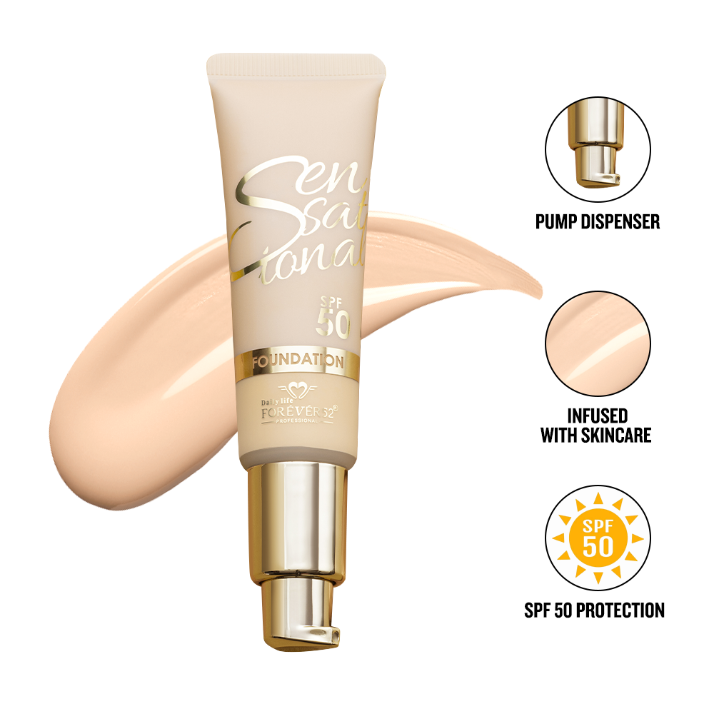 Daily Life Forever52 Sensational Foundation SPF 50 Ginger SNS-102|30 ml|MRP 749