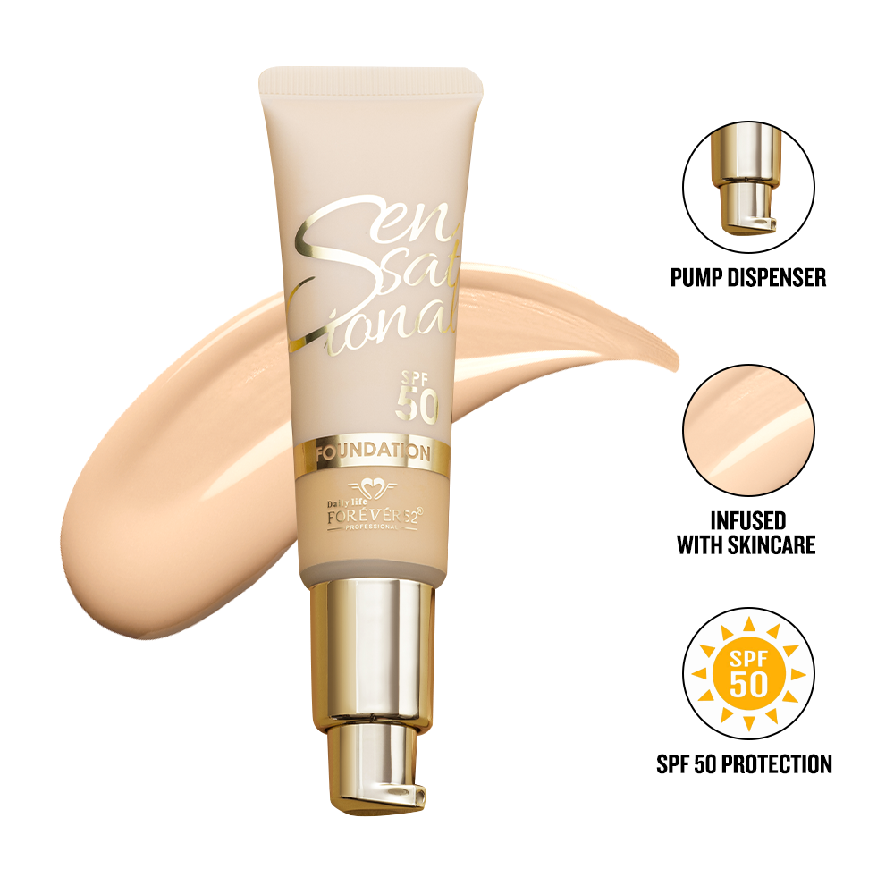 Daily Life Forever52 Sensational Foundation SPF 50 Mango SNS-105|30 ml|MRP 749