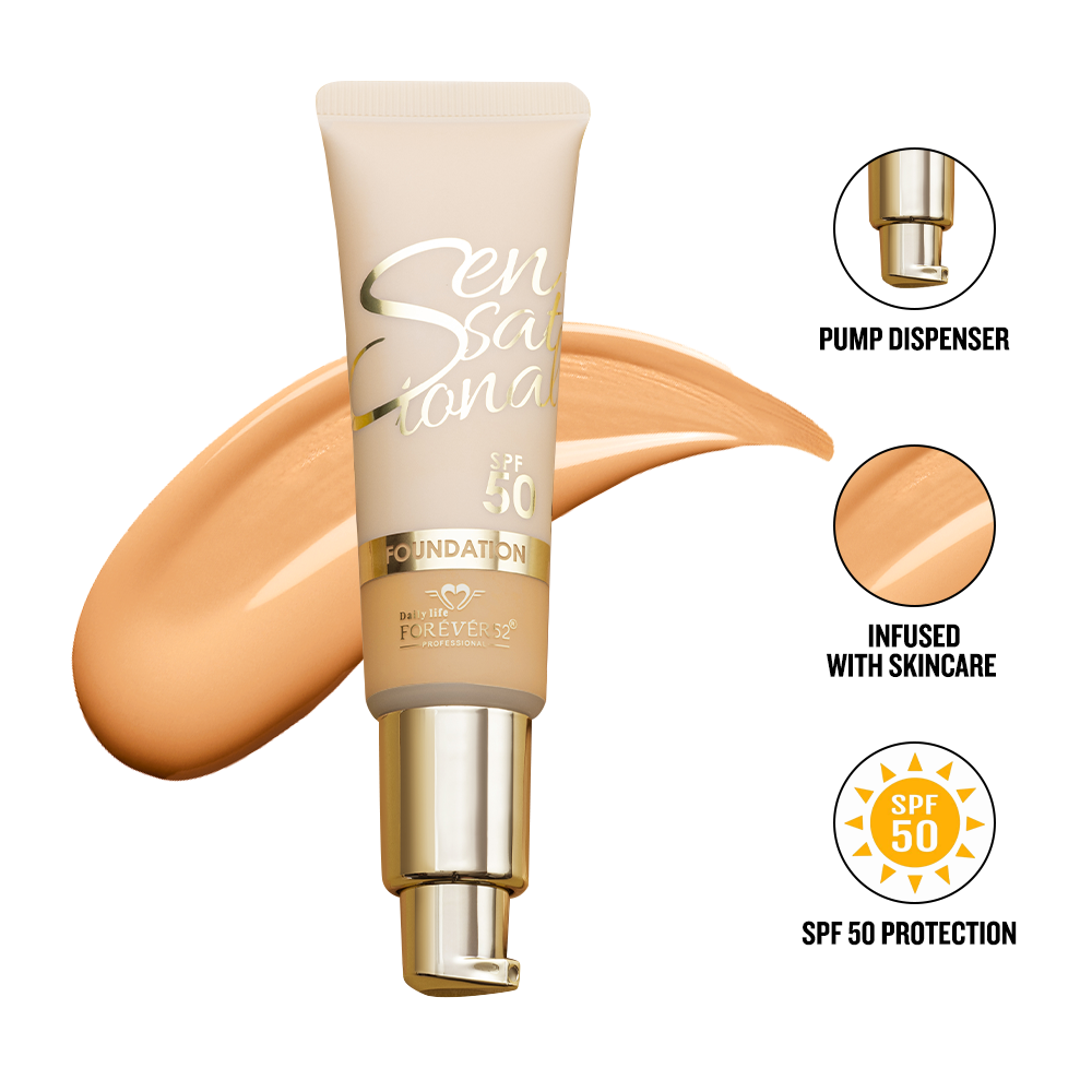 Daily Life Forever52 Sensational Foundation SPF 50 Khaki SNS-107|30 ml|MRP 749