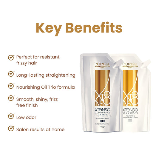 L’Oréal Professionnel X-Tenso Oleoshape Smoothing Cream + Neutraliser 125ml