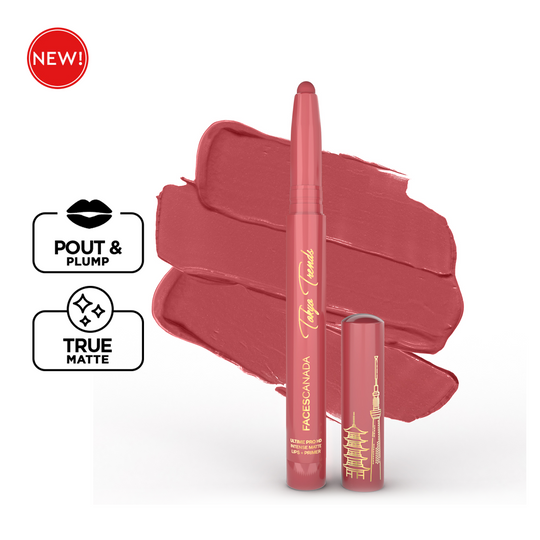 Faces Canada Ultime Pro HD Intense Matte Lips + Primer � Flex Alert N09|1.4 gms|MRP 899
