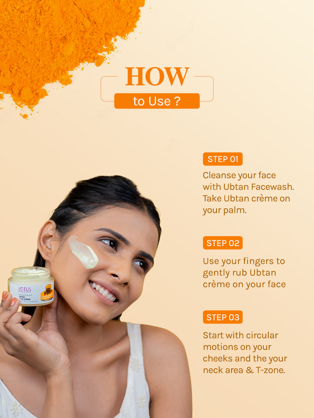 Lotus Herbals Radiance Boost Ubtan Face Cream, face cream, creamy texture