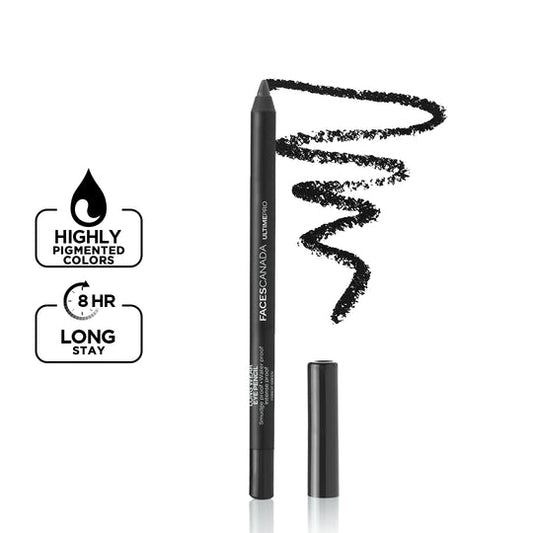 Faces Canada Ultime Pro Eye Pencil � Solid Black 02|1.2 gms|MRP 399