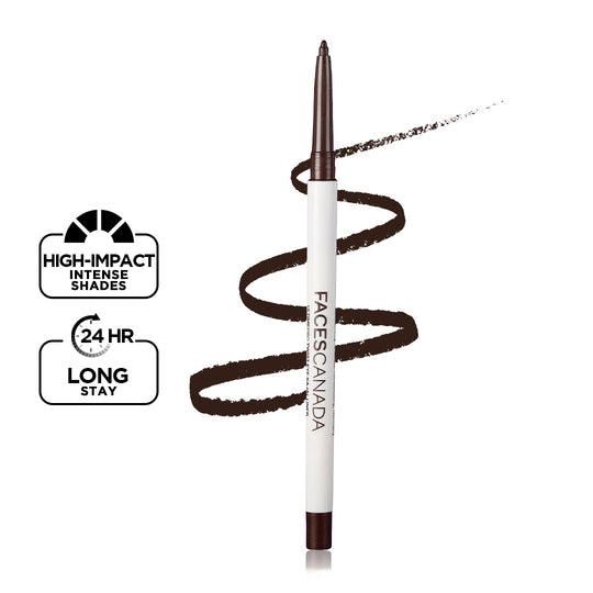 Faces Canada UltimePro Twist Eye Kajal Liner - Brown 02|0.35 gms|MRP 599