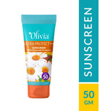 Olivia Ultra Protect Sunscreen SPF 50, broad spectrum sun care, lightweight sunscreen, daily skin protection