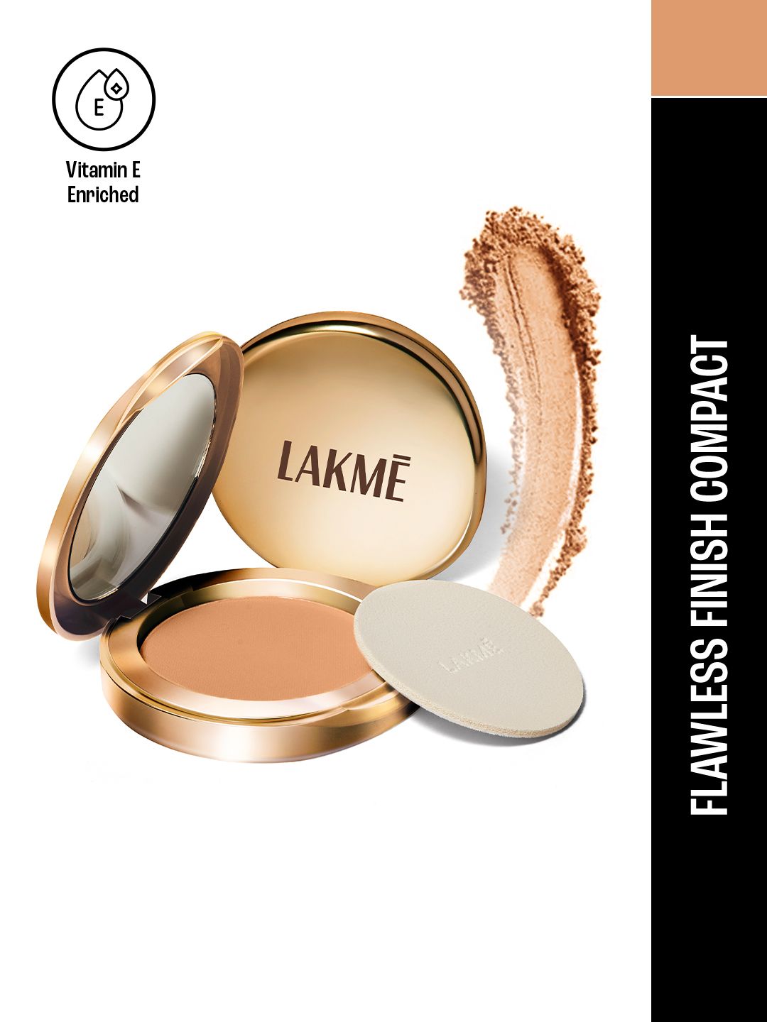 Lakme 9 to 5 Powerplay Matte Compact ï¿½ Almond|8 gms|MRP 650
