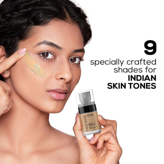 Renee Face Base Serum Foundation - 02 Vintage|25 ml|MRP 650