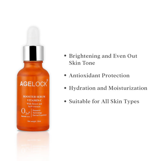 O3+ Age Lock Vitamin C Booster Serum|30 ml|MRP 750