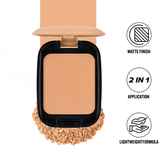 Daily Life Forever52 Wet N Dry Compact Powder Caramel-WD007|12 gms|MRP 549