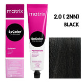 Matrix SoColor 2.0 2NN (Black)|90 ml|MRP 395