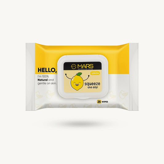 Mars Natural Wet Wipes Lemon|MRP 79