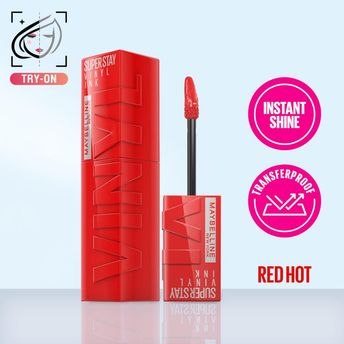 Maybelline Superstay Vinyl Ink Liquid Lipstick � 25 Red Hot|4.2 ml|MRP 849