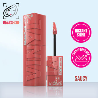 Maybelline Superstay Vinyl Ink Liquid Lipstick � 65 Saucy|4.2 ml|MRP 849