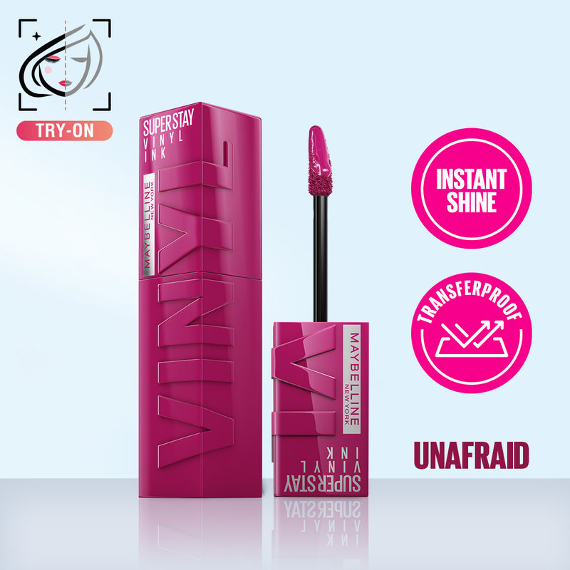 Maybelline Superstay Vinyl Ink Liquid Lipstick � 170 Unafraid|4.2 ml|MRP 849