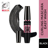 Maybelline Hypercurl Washable Mascara � Black|9.2 ml|MRP 429