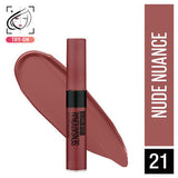 Maybelline New York Sensational Liquid Matte Lipstick � 21 Nude Nuance|7 ml|MRP 429