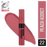 Maybelline New York Sensational Liquid Matte Lipstick � 22 Peach Addict|7 ml|MRP 429