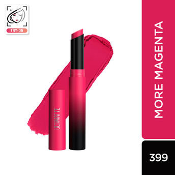 Maybelline Color Sensational Ultimattes Matte Lipstick � 399 More Magenta|1.7 gms|MRP 599