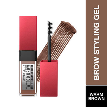 Maybelline Tattoo Brow 3-Day Styling Brow Gel � Warm Brown|6 ml|MRP 699