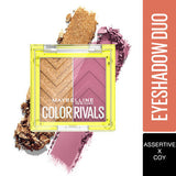 Maybelline Color Rivals Eyeshadow Palette Duo � Assertive X Coy|3 gms|MRP 499