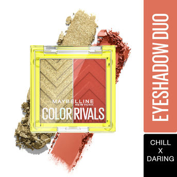 Maybelline Color Rivals Eyeshadow Palette Duo � Chill X Daring|3 gms|MRP 499