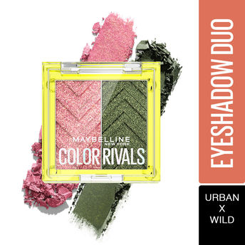 Maybelline Color Rivals Eyeshadow Palette Duo � Urban X Wild|3 gms|MRP 499