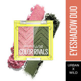 Maybelline Color Rivals Eyeshadow Palette Duo � Urban X Wild|3 gms|MRP 499