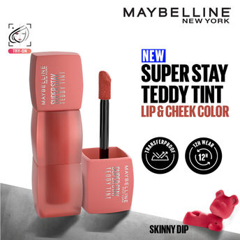 Maybelline Super Stay Teddy Tint � 15 Skinnydip|5 ml|MRP 749
