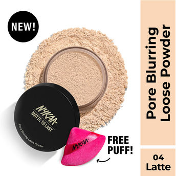 Nykaa Matte to Last Oil Control Loose Setting Powder - Bake, Blur & Set! - Latte 04|10 gms|MRP 799