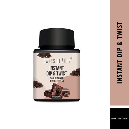 Swiss Beauty Instant Dip & Twist Nail Remover Dark Chocolate|80 ml|MRP 149