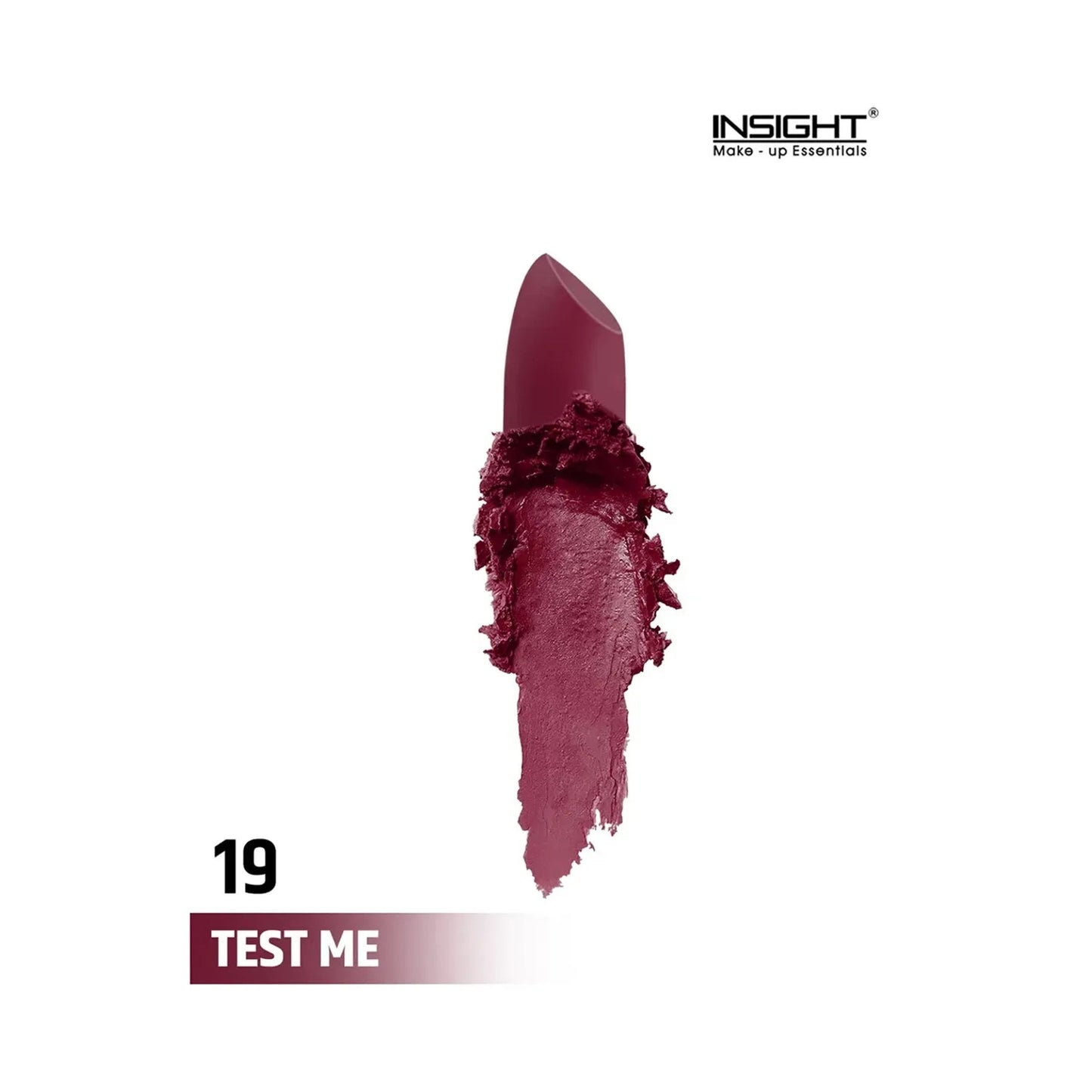 Insight Cosmetics 24 Hrs Non-Transfer Matte Lipstick 19 Test Me 4.2g vivid colour