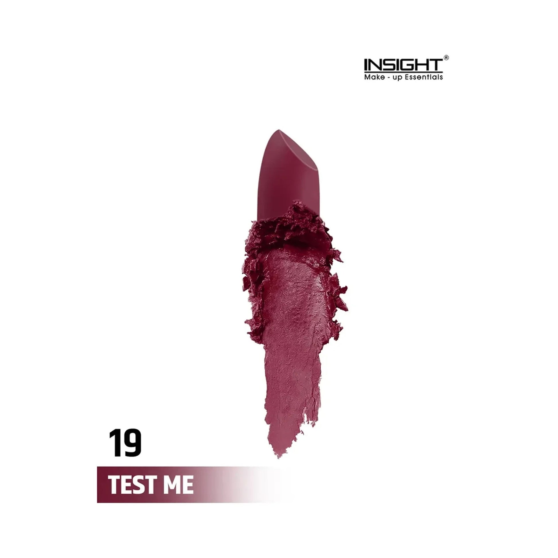 Insight Cosmetics 24 Hrs Non-Transfer Matte Lipstick 19 Test Me 4.2g vivid colour