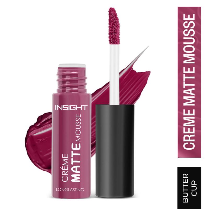 Insight Cr�me Matte Mousse Lipstick � 01 Butter Cup|6.5 gms|MRP 170